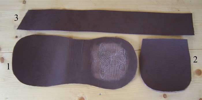 Gürteltasche aus Leder