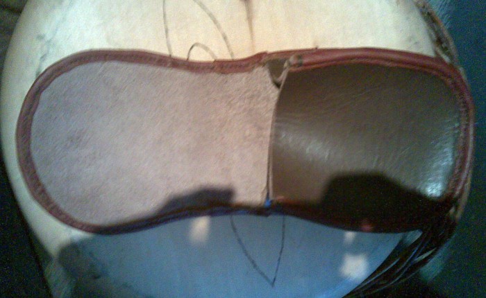 Gürteltasche aus Leder