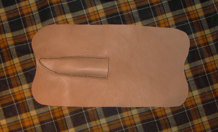 große Gürteltasche aus Leder