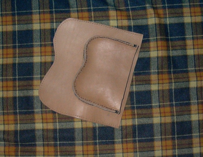 große Gürteltasche aus Leder