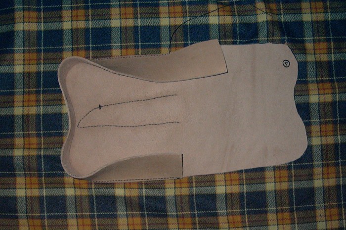 große Gürteltasche aus Leder