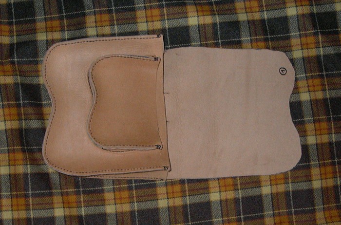 große Gürteltasche aus Leder