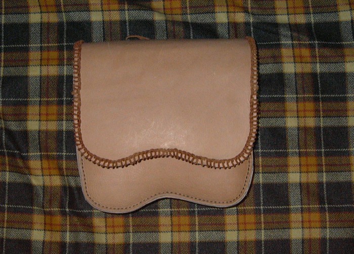 große Gürteltasche aus Leder