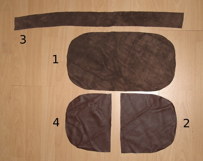 Weiche Gürteltasche aus Leder