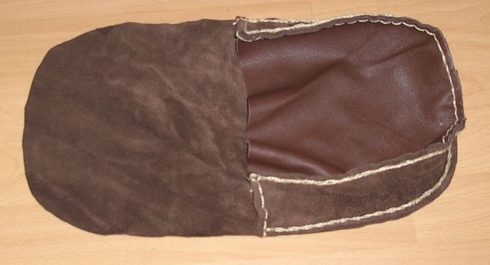 Weiche Gürteltasche aus Leder