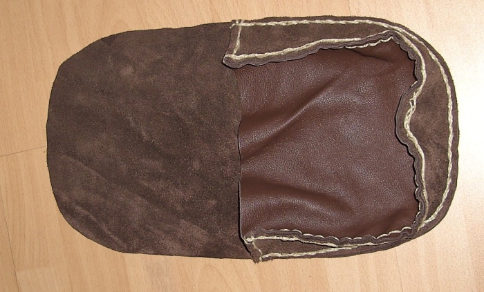 Weiche Gürteltasche aus Leder