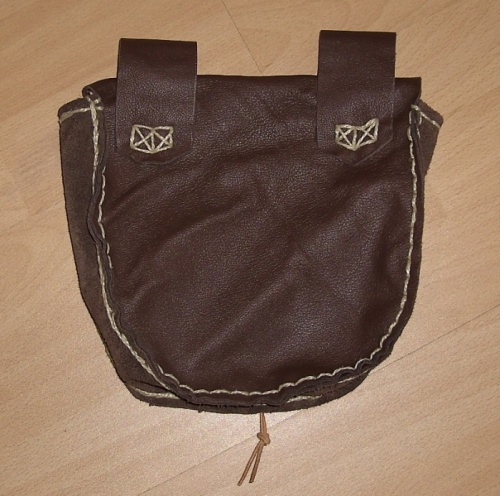 Weiche Gürteltasche aus Leder