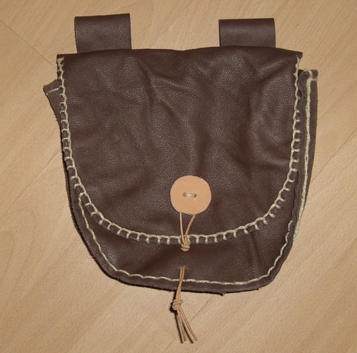 Weiche Gürteltasche aus Leder