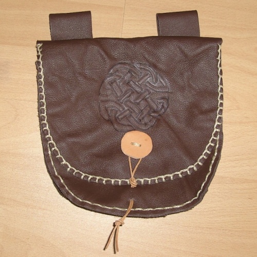 Weiche Gürteltasche aus Leder