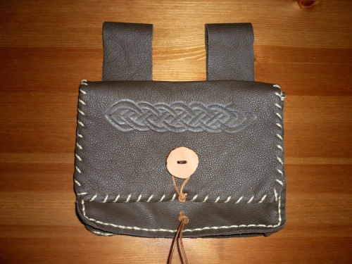 Weiche Gürteltasche aus Leder
